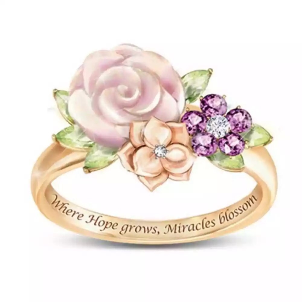 Beautiful flower ring